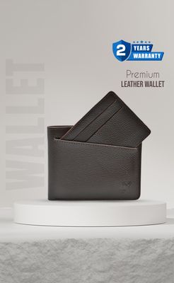 ProX High Quality Original Cow Leather Wallet_FW-2739 Deep Coffee_img_0