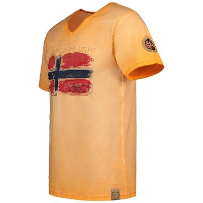 Joasis Homme - V-neck T-shirt Orange_img_2