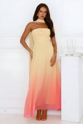 Sunset Magic Strapless Maxi Dress_img_3