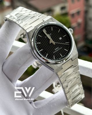 TISSOT PRX BLACK DIAL SILVER BODY_img_0