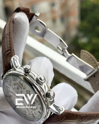 PATEK PHILLIPE WHITE DIAL SILVER CASE_img_2