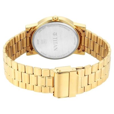 Titan Karishma Zing Quartz Analog Green Dial Stainless Steel Strap Watch For Men (1644YM05) হাত ঘড়ি ।_img_3