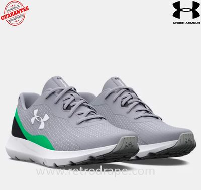 Men's UA Surge 3 Running Shoes Light Gray Size US 9_img_0