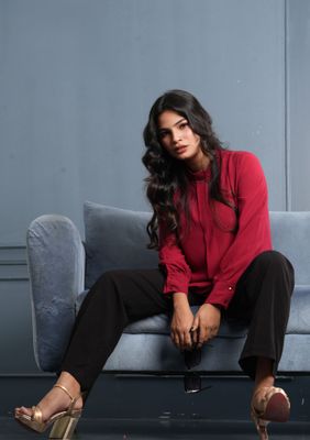 Elegant Maroon Long Sleeve Top_img_2