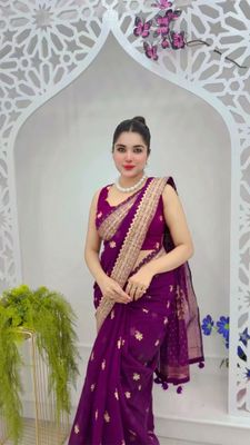 প্রিমিয়াম সেমি মসলিন শাড়ি_img_2
