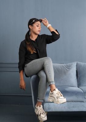 Elegant Black Shirt for Women | Casual & Smart Look_img_1