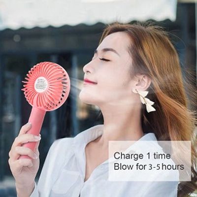 Mini USB Rechargeable Fan – 3 Speed Portable Desk Fan_img_1