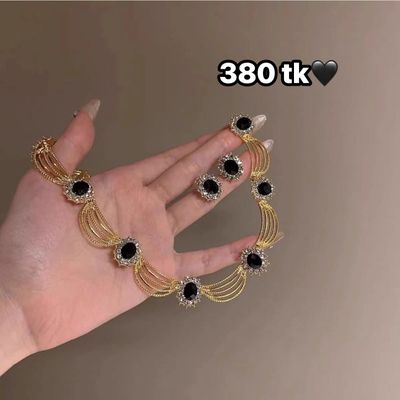 Black Pendent Set-NS4317_img_1