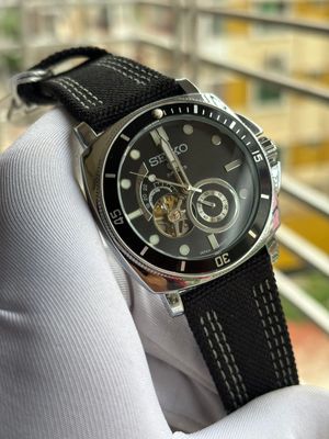 Seiko Auto Belt Full Black AAA_img_0