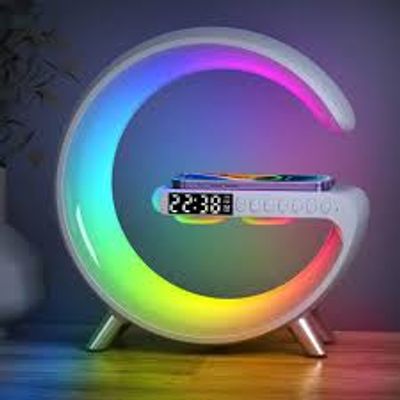 G63 Atmosphere RGB Light Bluetooth Speaker With Wireless Charging_img_0