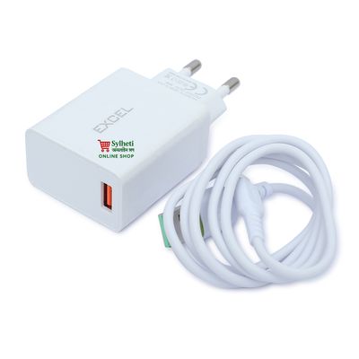 Excel 27W Type -B/C Fast Charger With Cable Model E- 125_img_1