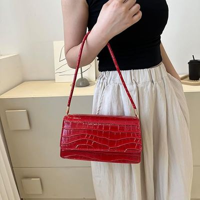 2025 Summer Candy Stone Pattern Small Square Bag – Women’s PU Leather Handheld & Crossbody Bag | Urban Simplicity Style | Multiple Colors_img_17