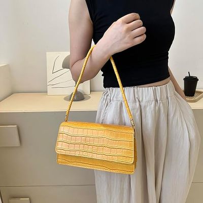 2025 Summer Candy Stone Pattern Small Square Bag – Women’s PU Leather Handheld & Crossbody Bag | Urban Simplicity Style | Multiple Colors_img_9