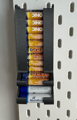 AA & AAA Battery Holder/Dispenser for Skadis_img_1