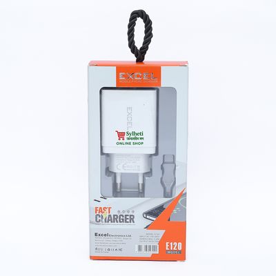 Excel 33W High Quality E130 PD Type-C fast charger with cable_img_2