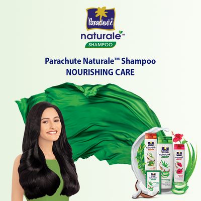 Parachute Naturale Nourishing Care Shampoo with Aloe Vera & Coconut Milk, For Strong & Silky Hair, Smoothens Hair, Paraben Free, 100% Vegan, All Hair Types, 160 ml_img_6