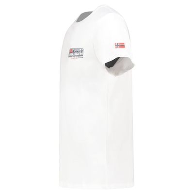 T-Shirt Men Short Sleeve with White Flag_img_2