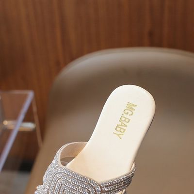 Kids Girls Luxury Crystal Glitter Slippers Summer Sandals (3–5 years)_img_4