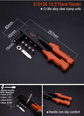 HARDEN 10.5" Hand Riveter Heavy Duty Professional Hand Riveter 610106_img_3