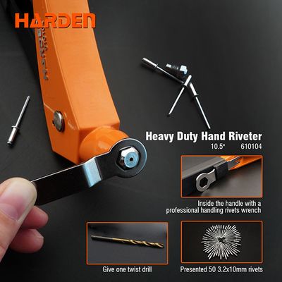 HARDEN 10.5" Hand Riveter Heavy Duty Professional Hand Riveter 610106_img_8