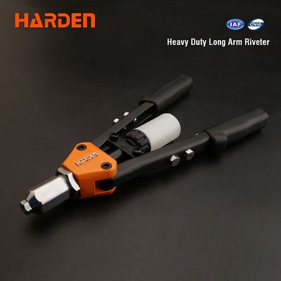 HARDEN 13" Heavy Duty Double Arm Riveter (INDUSTRIAL) Pipe Type Aluminum Hand Rivet Nut Tool 610115_img_1