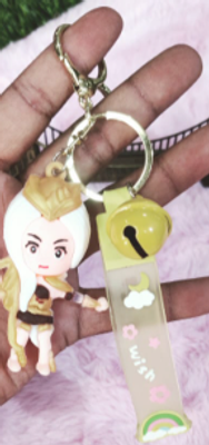 King Glory Car Key Ring  Exquisite Schoolbag Pendant Couple Key Chain Male Cartoon Doll Ornaments_img_0