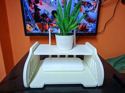 Router Stand – 007 Design – White Color_img_2