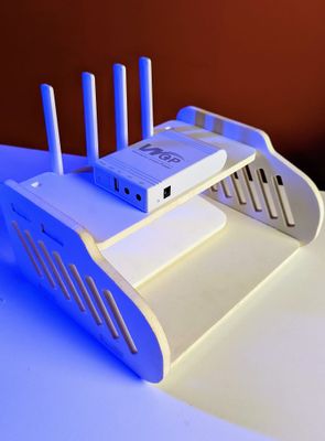 Router Stand – 007 Design – White Color_img_4