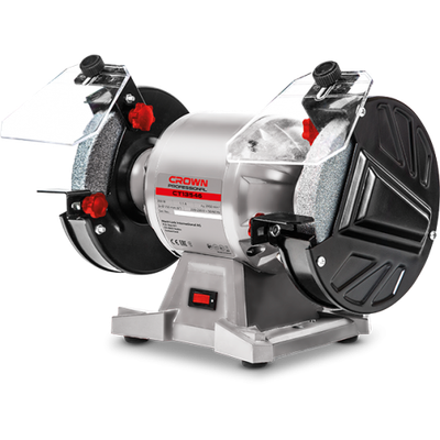 CROWN 6" Professional Bench Grinder, 250W, 150mm, 32mm; Model: CT13546L_img_2