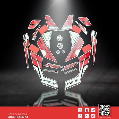 Full Set Sticker for Yamaha FZS V2 (Dark Night-New Model) bike._img_0