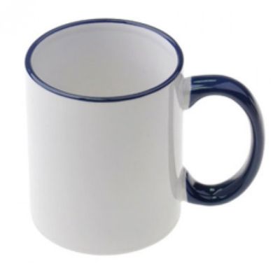 Customize China Rim Mug Colour Border With Photo_img_2