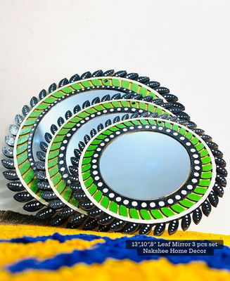 পাতাবাহার আয়না ৩ সাইজ ৩ পিসের সেট_img_4