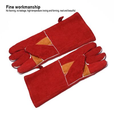 HARDEN Welding Gloves, 16", top quality long welding gloves leather welding glove; 766116_img_2