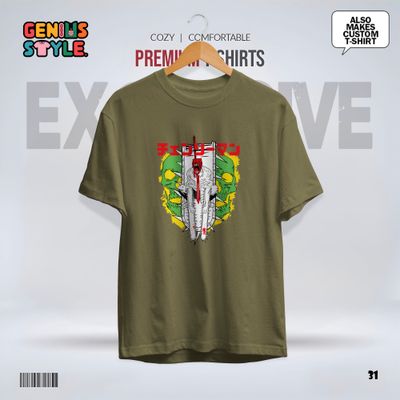 Chainsaw Man Anime Drop Shoulder T-shirt - 31_img_4