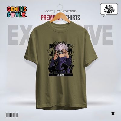 Satoru Gojo (Jujutsu Kaisen) Anime Premium T-shirt - 33_img_2