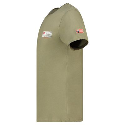 T-Shirt Men Short Sleeve with Khaki Flag_img_2