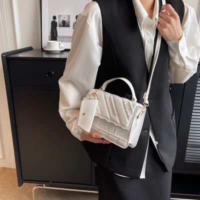 Designer Quilted PU Leather Crossbody Bag – Women’s Fashion Shoulder Bag | Summer Hot Selling Ladies Handbag | 2-Piece Set_img_14