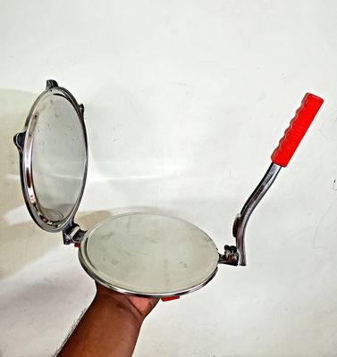 Modern Innovator Manual High Grade Stainless Steel Puri Press Maker Ruti Making Press Machine Khakhra,Thepala Roti Machine_img_4
