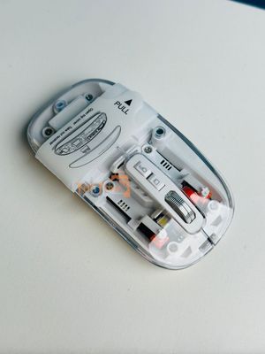 GearUP WM30 Transparent Crystal 2.4G + Bluetooth Magnetic Wireless Mouse_img_0