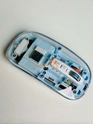GearUP WM30 Transparent Crystal 2.4G + Bluetooth Magnetic Wireless Mouse_img_2