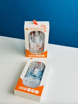 GearUP WM30 Transparent Crystal 2.4G + Bluetooth Magnetic Wireless Mouse_img_4