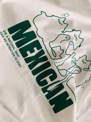 White Oversized T-Shirt Mexican_img_3