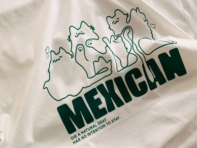 White Oversized T-Shirt Mexican_img_4