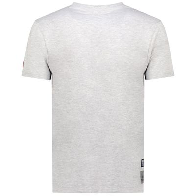 Men's T-Shirt Short Sleeve with Light Grey Flag_img_1