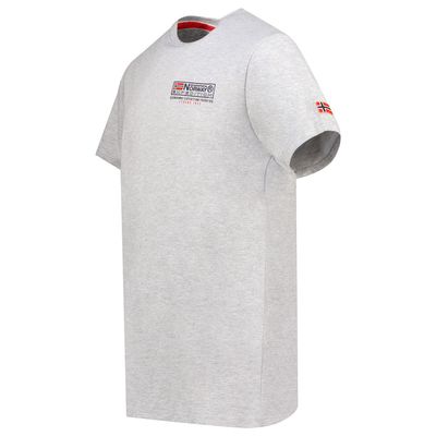 Men's T-Shirt Short Sleeve with Light Grey Flag_img_2