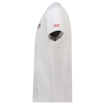 Men's T-Shirt Short Sleeve with Light Grey Flag_img_3