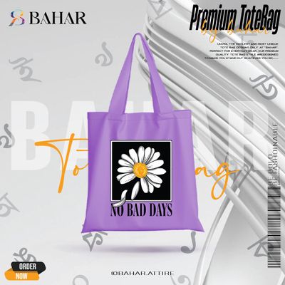 Trendy Top Handle Tote Canvas Bag_img_0