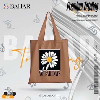 Trendy Top Handle Tote Canvas Bag_img_3