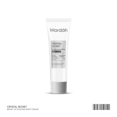Wardah Alpha Arbutin + 5% Niacinamide Crystal Secret Bright Activating Night Cream_img_0