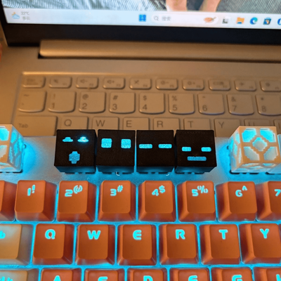 Minecraft Themed Shinethrough Keycaps_img_1
